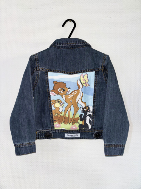 Veste en jean enfant Bambi