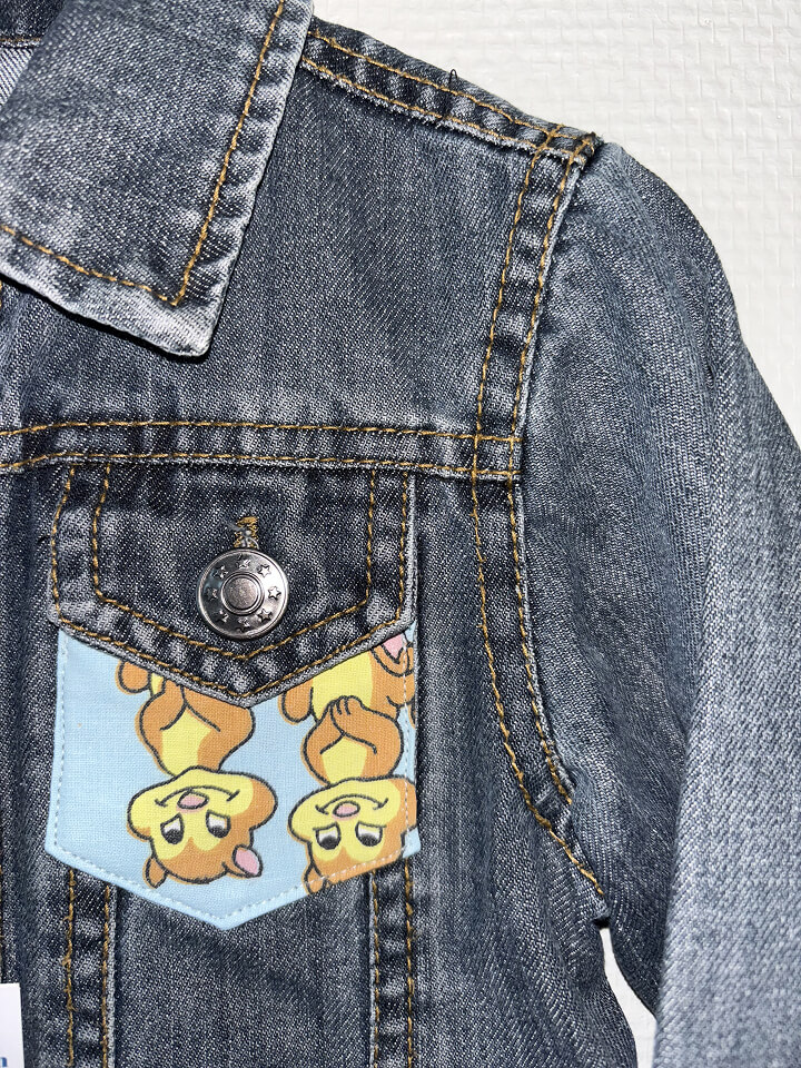 Veste en jean enfant Bambi