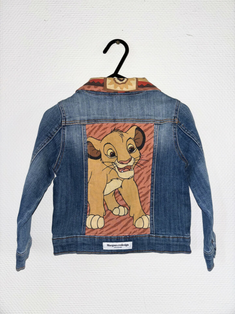 Veste en jean enfant Roi lion