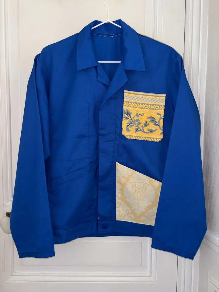 Bleu de travail jaune