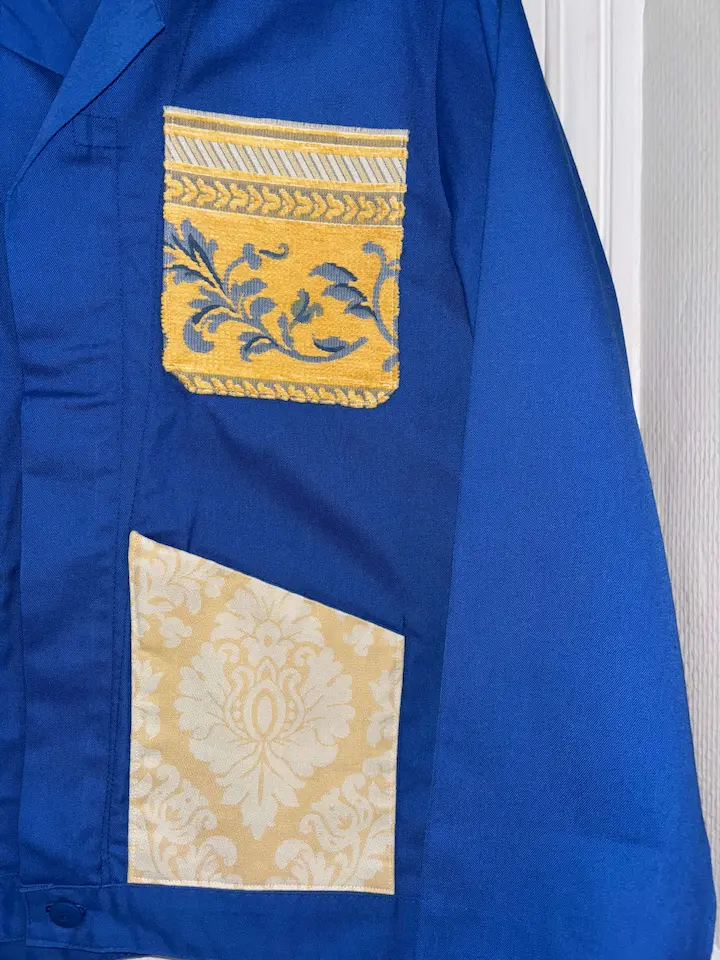 Bleu de travail jaune