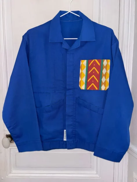 Bleu de travail vague