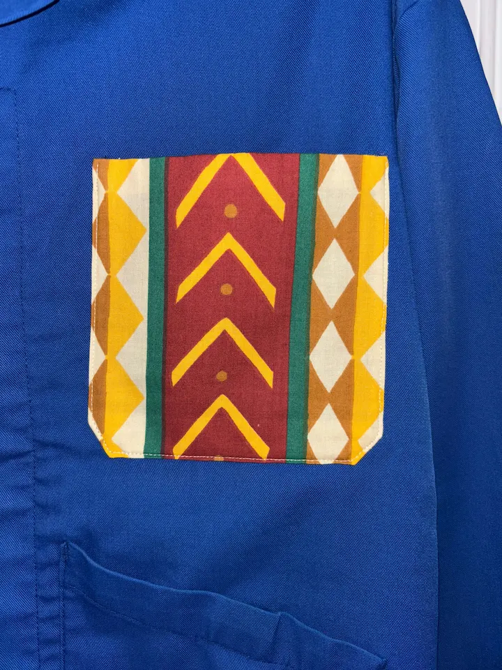 Bleu de travail vague