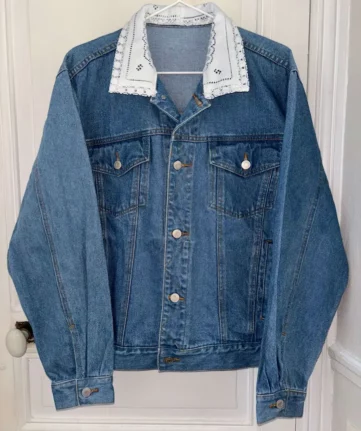 Veste jean romance Margaux redesign