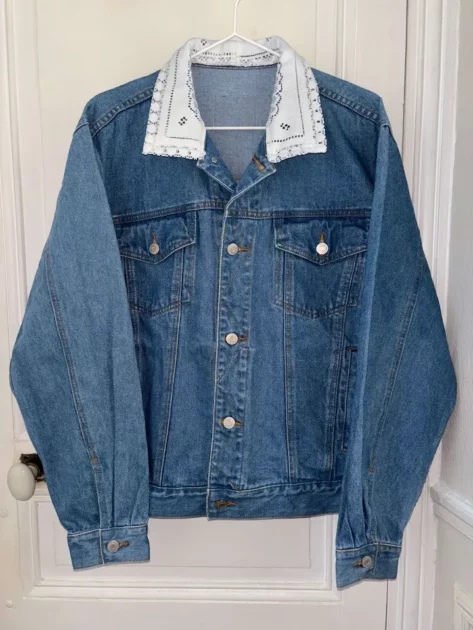 Veste en jean romance