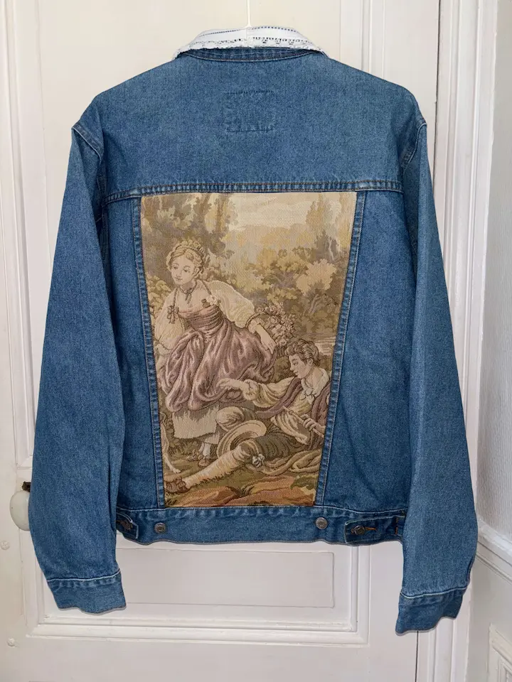 Veste en jean romance