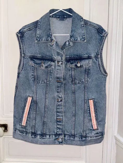 Veste en jean love