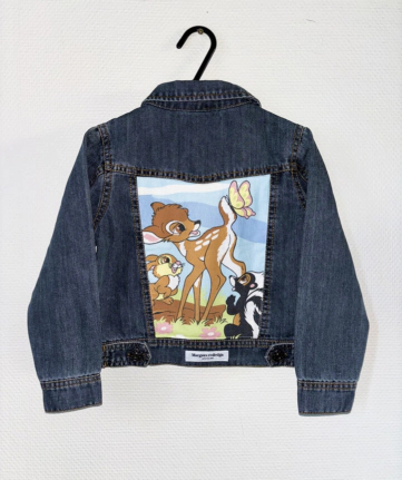 Veste en jean enfant Bambi Margaux redesign