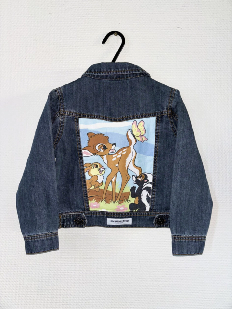 Veste en jean enfant Bambi