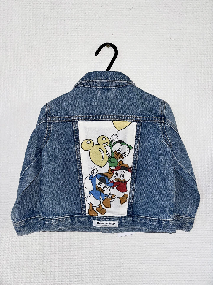 Veste en jean enfant Mickey
