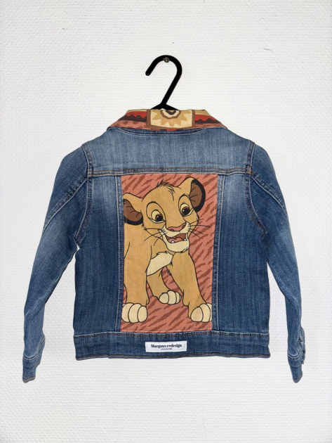 Veste en jean enfant Roi lion